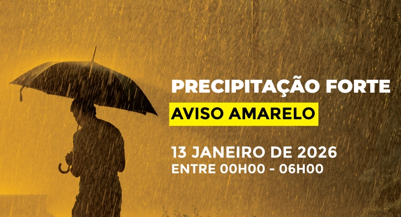 Condições Meteorológicas Adversas | Aviso Amarelo