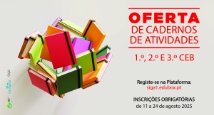 Município de Figueiró dos Vinhos oferece cadernos de atividades/Fichas de Trabalho aos alunos do 1.º, 2.º e 3.º CEB