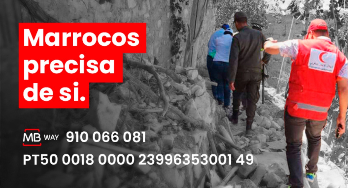 Cruz Vermelha lança campanha de apoio às populações afetadas pelo Terramoto em Marrocos
