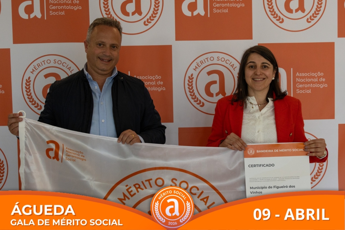 Figueiró dos Vinhos distinguido com a Bandeira de Mérito Social pelo 2.º ano consecutivo