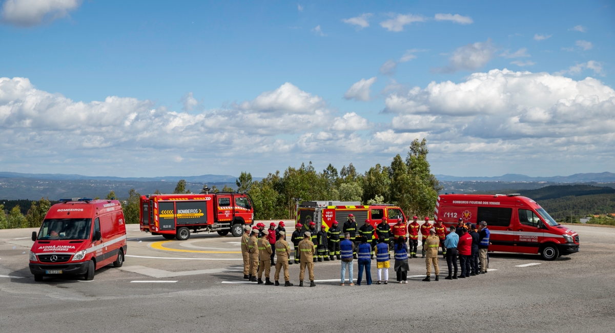 Proteção Civil de Figueiró dos Vinhos testa Plano de Emergência do Heliporto