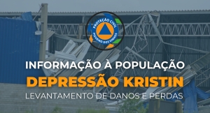 Informação à População: Levantamento de Danos e Perdas