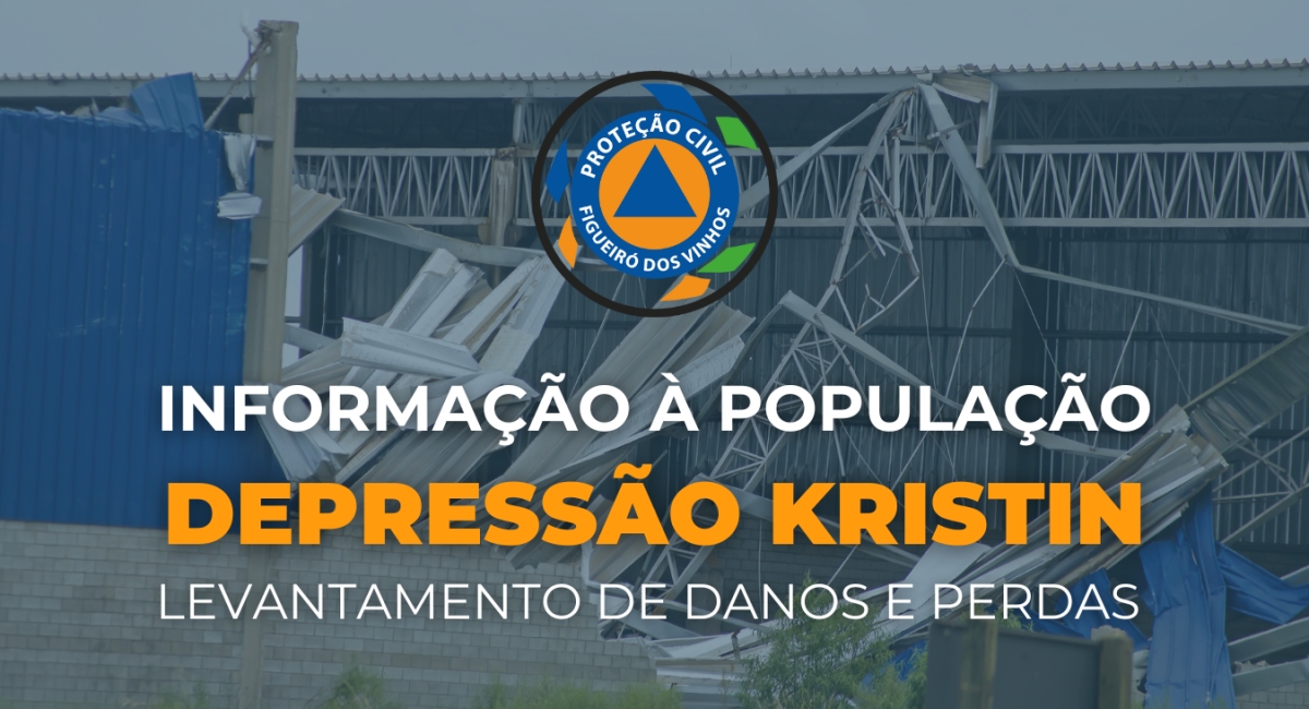 Informação à População - Levantamento de Danos e Perdas