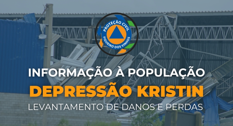 Informação à População: Levantamento de Danos e Perdas