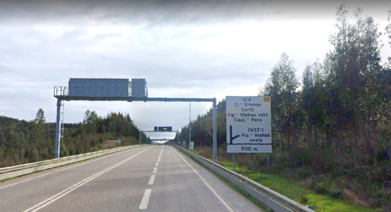 IC8 com condicionamento de trânsito, entre o km 25 e o km 93