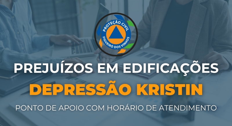Prejuízos em edificações | Ponto de apoio com horário de atendimento