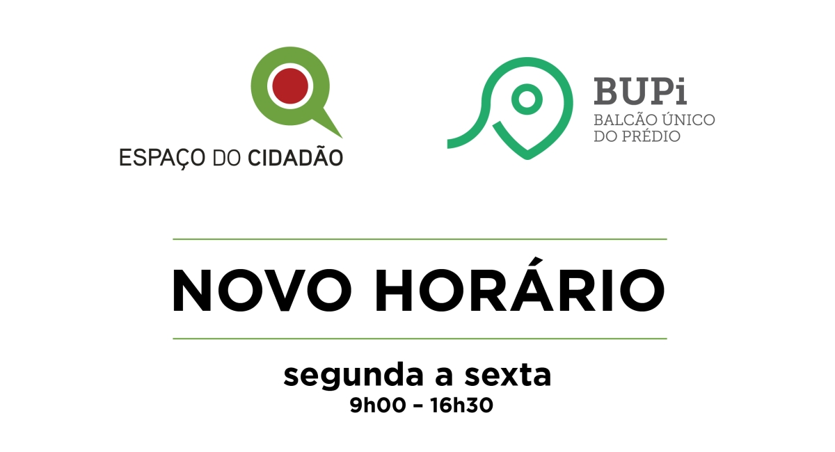 Espaço do Cidadão e BUPi com novo horário de atendimento