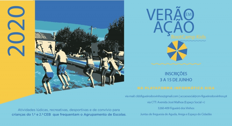 Verão em Ação 2020 com inscrições até 15 de junho