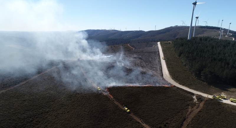 Ação de fogo controlado no concelho