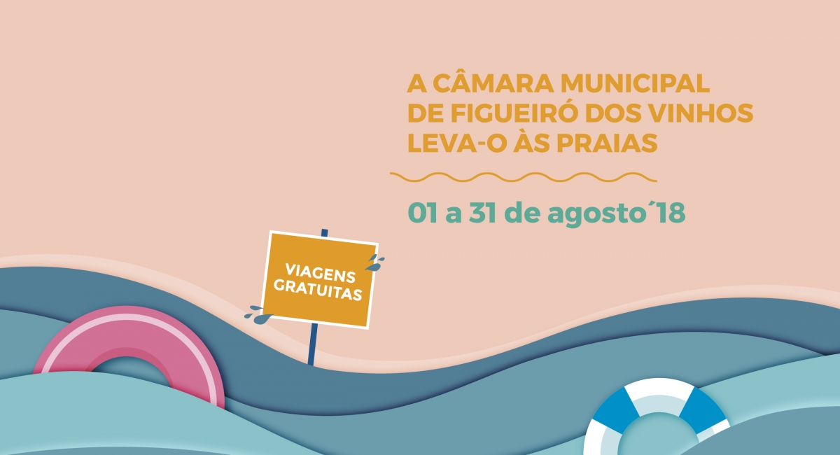 Este ano, a Câmara Municipal, leva-o, gratuitamente, às praias figueiroenses