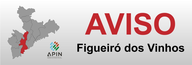 AVISO - INTERRUPÇÃO DE ABASTECIMENTO DE ÁGUA