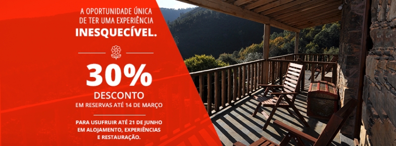 30% Desconto na sua reserva!